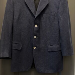 Canali 100% Cashmere Midnight Blue Men's Blazer